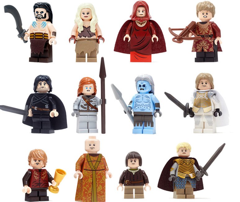 Game of Thrones A Song of Ice and Fire series Minifigures Lego Compatible Toy