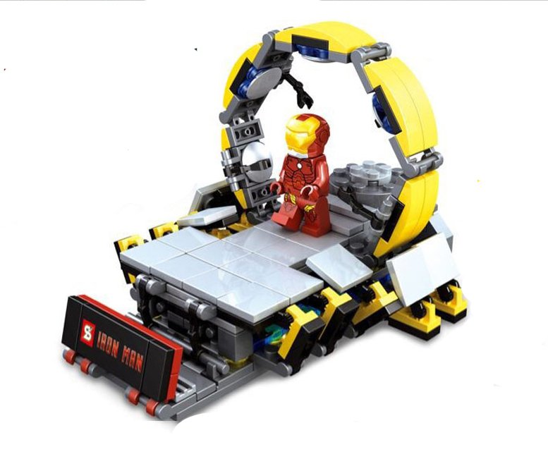 Iron Man Ring dismantling platform Lego Compatible Toy,Marvel The Avengers sets