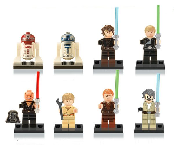 Star Wars sets Jedi Knight minifigures Lego Compatible Toy