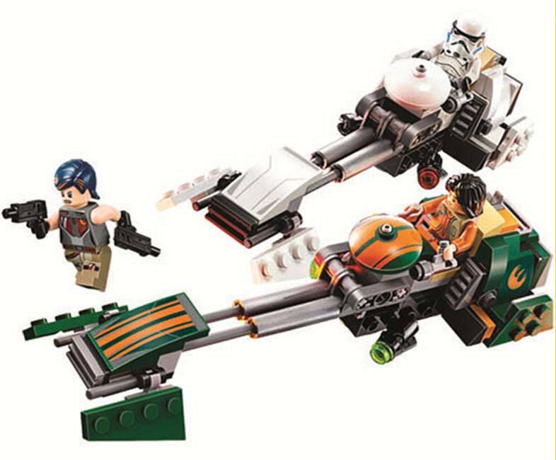 Star Wars stes Ezra's Speeder Bike minifigures Lego Compatible Toy