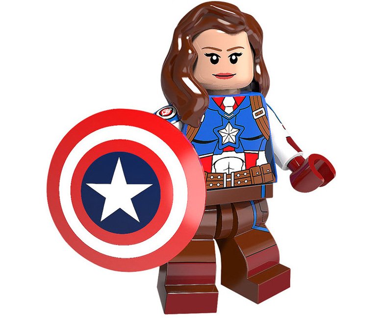 Female Captain America minifigures Marvel's The Avengers sets Lego Compatible Toys