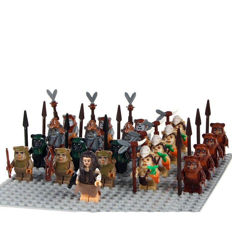 Ewok Village army minifigures Lego Star Wars 10236 Compatible Toys