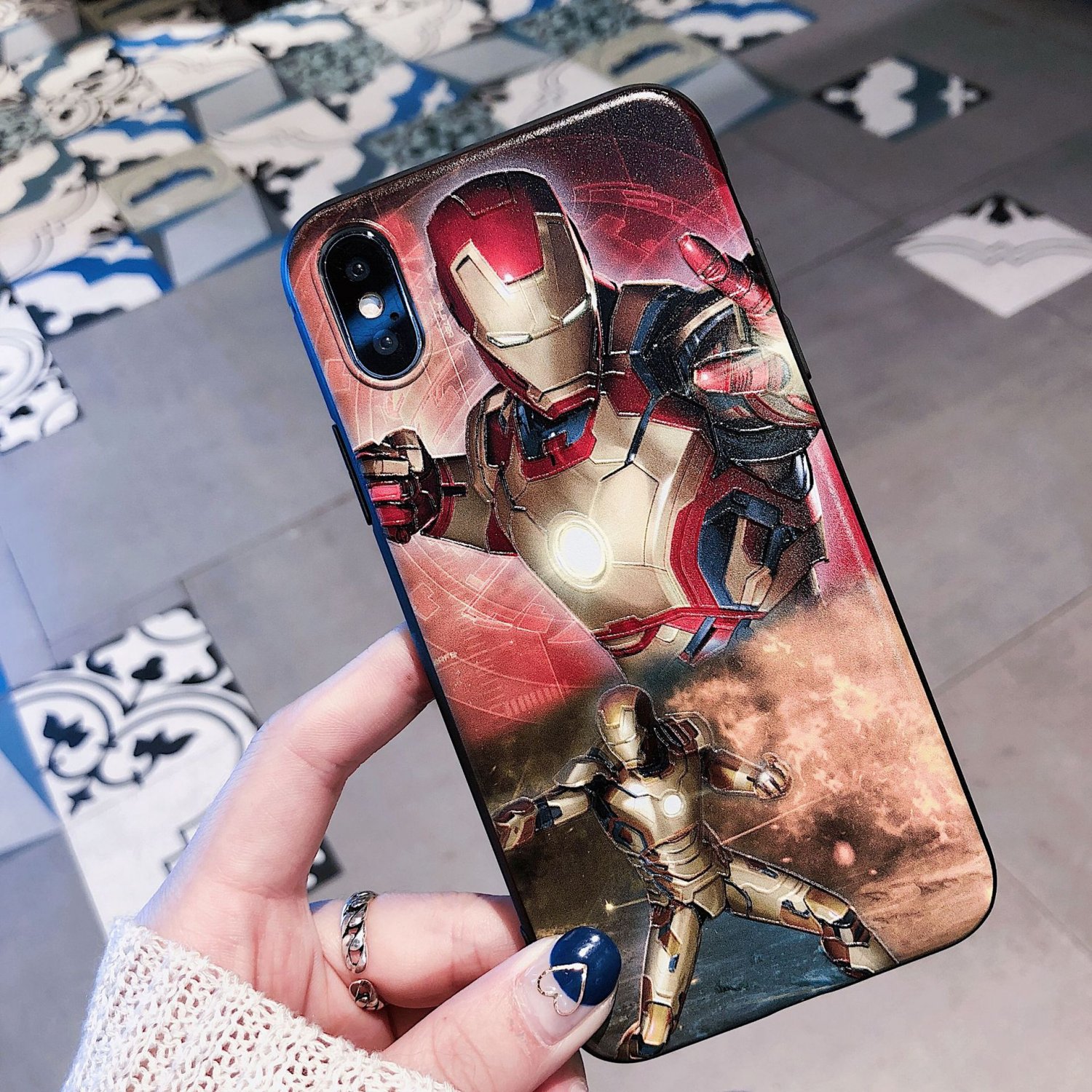 Iron Man iPhone X Cases iPhone X Cases Avengers Movie iPhone X Cases