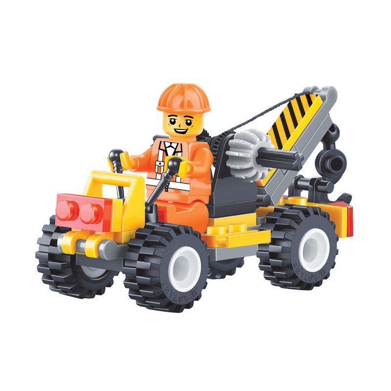 Gun Towing Truck Minifigures Compatible Lego City Minifigures