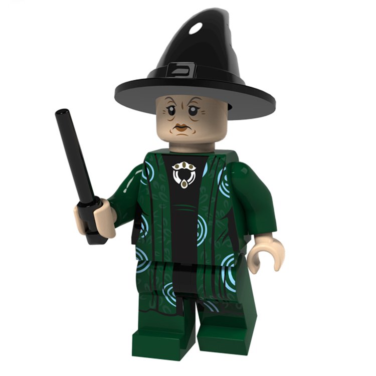 Minerva McGonagall Minifigures Compatible Lego Harry Potter sets
