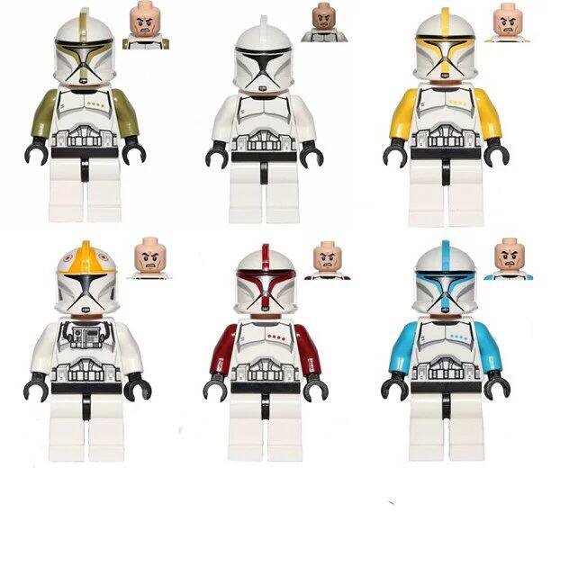 Star Wars Clone Trooper corps Minifigures Compatible Lego Star Wars Sets