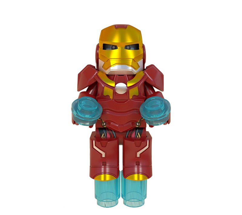 New Iron Man Minifigures Compatible Lego Super Heroes Toy