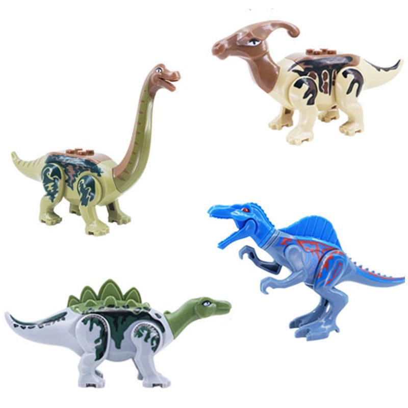 Brachiosaurus Apatosaurus Stegosaurus building block Compatible Lego Dinosaur Minifigures