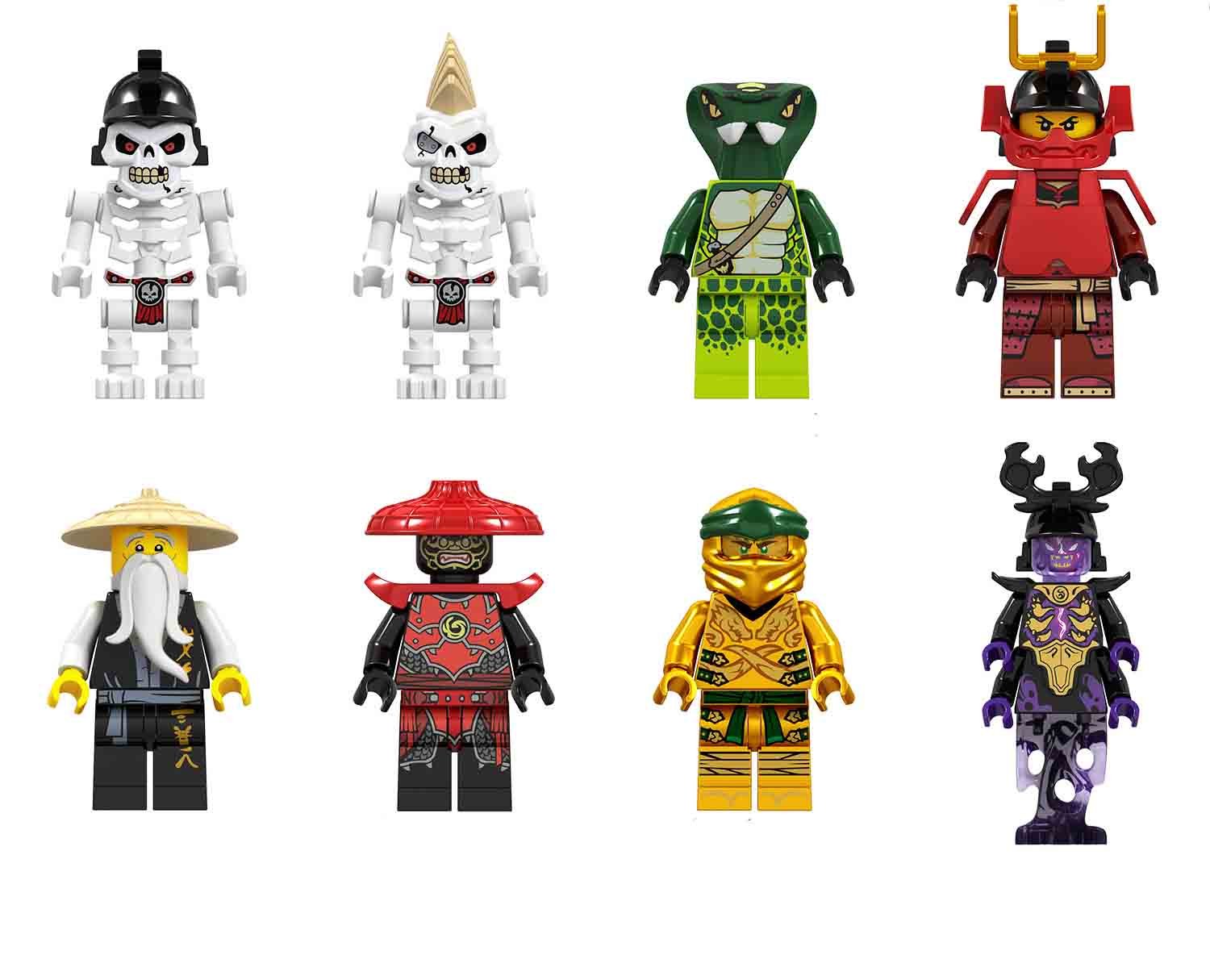 Kruncha Wu Scout Lloyd The Overlord Minifigures Lego Compatible Ninjago