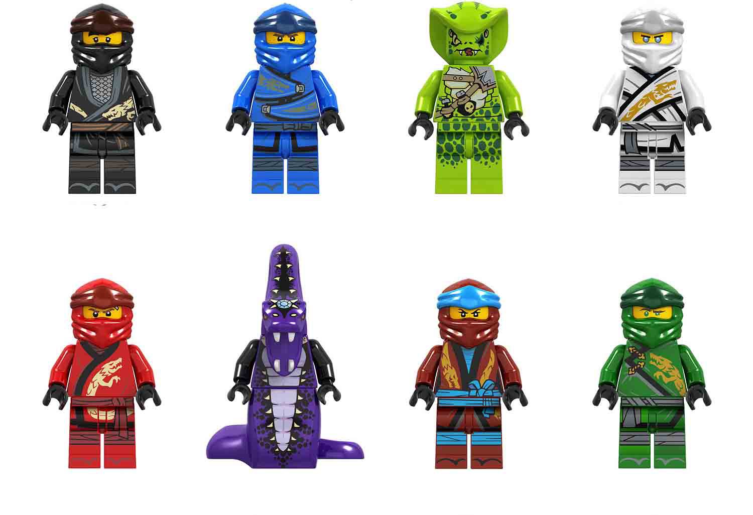 Cole Chap'rai Kai Nya Chokun Minifigures Lego Compatible Ninjago set