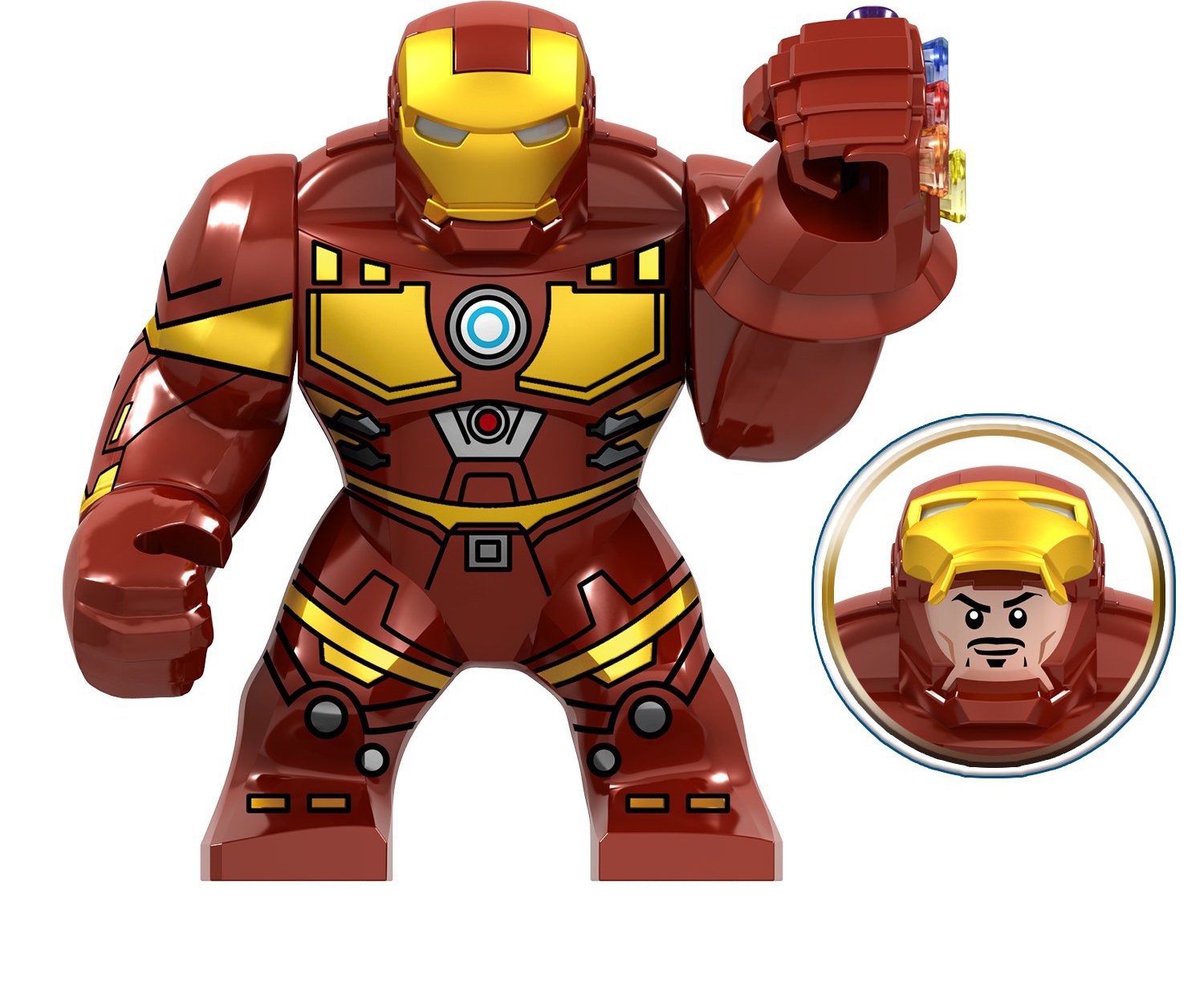 Big Iron Man Infinity Gauntlet Minifigures Lego Compatible Toy