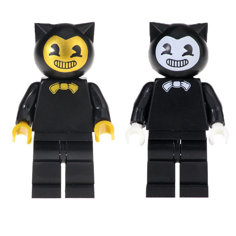 2pcs Bendy Minifigures Lego Compatible Comic Toy