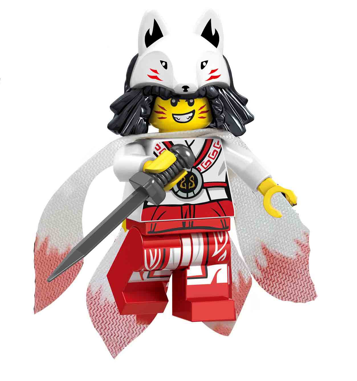 Akita Minifigures Lego Compatible Ninjago Sets