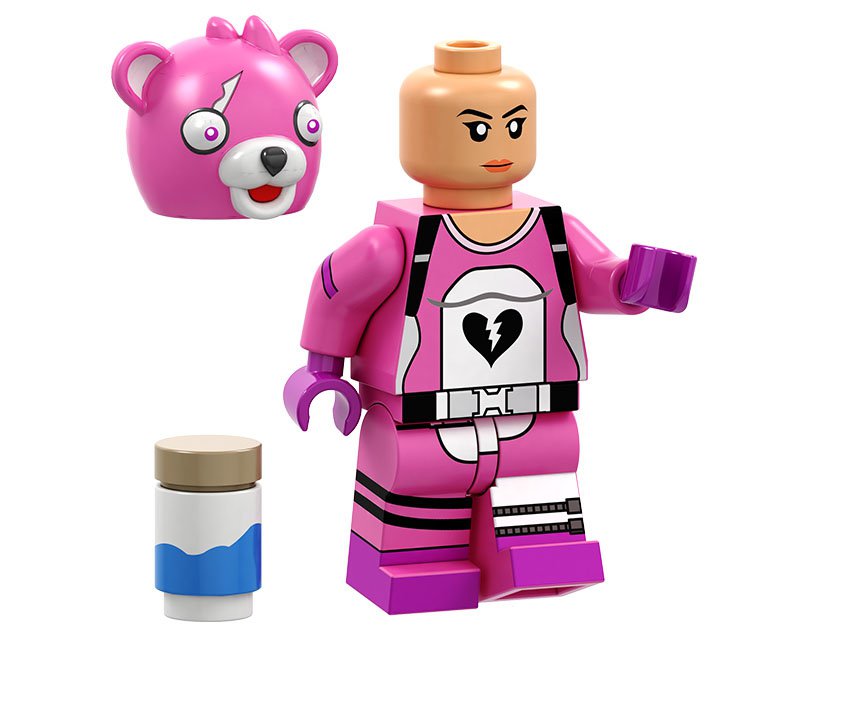 Cuddle Team Leader Minifigures Lego Compatible Fortnite Toy