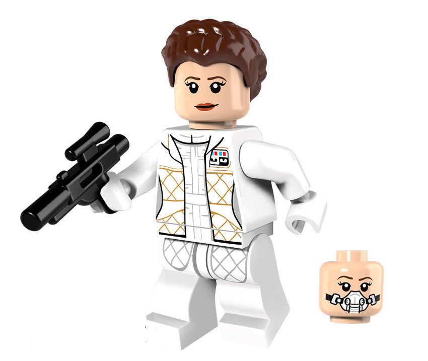 Leia Organa Minifigures Lego Compatible Star Wars Toy