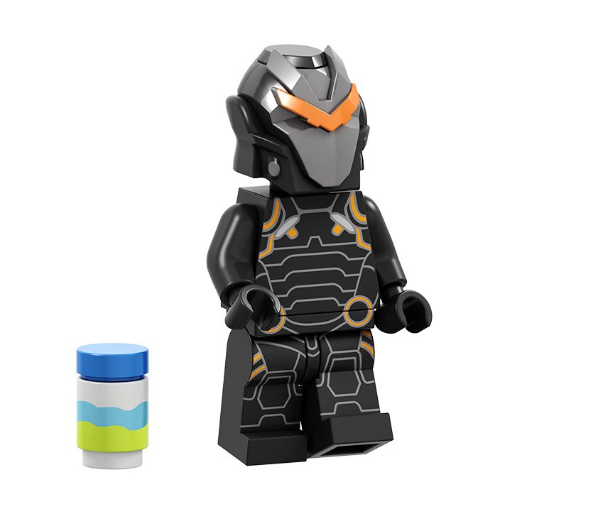 Omega Minifigures Lego Compatible Fortnite Toy