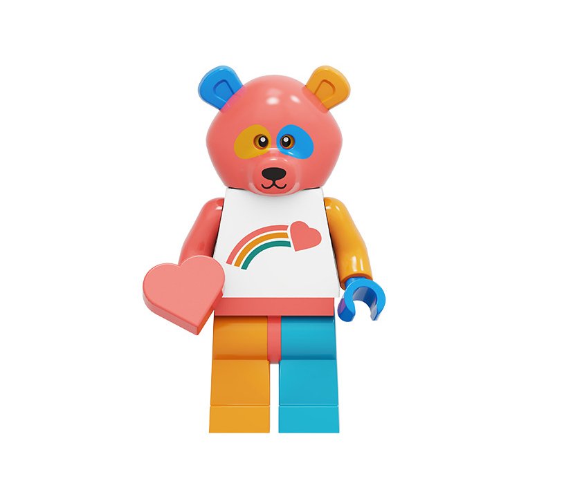 Bear Costume Guy Minifigures Lego Compatible Minifigures Series 19