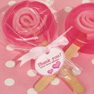 Pink Lollipop Soap Favor