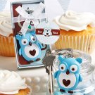 Blue Owl Keychain Favor