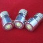 3x E10 screw base LED flashlight bulb pure white 3V / 18V