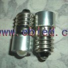 2x LED replacement flashlight bulbs 1w 3V screw base E10 LED bulb for vintage viewers