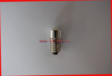 E10 screw base LED flashlight bulb 3V 4.5V 6V 9V 12V