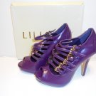 New Lilianan Purple Heels Size 6-1/2