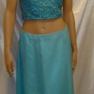 Tiffany Designs 2 PC Formal Beaded Top Prom Cruise Sz. 8  #505