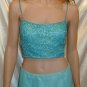 Tiffany Designs 2 PC Formal Beaded Top Prom Cruise Sz. 8  #505