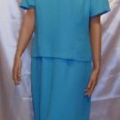 539 Lovely New Dress Bridesmaid MOB Cruise Church Turquoise  16