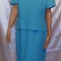 539 Lovely New Dress Bridesmaid MOB Cruise Church Turquoise  16