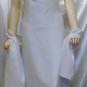 New Formal Gown MOB Bridesmaid Prom W/Wrap Cruise Sz 8 #739