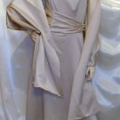 Glamourous Formal Gown Prom Theatre W/Wrap Bridesmaid Size 10 #641