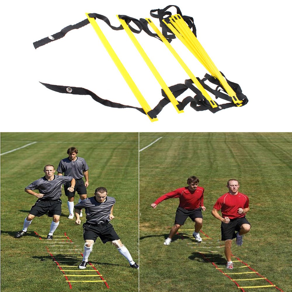 Durable 8-rung Agility Ladder Soccer Speed Football Fitness Feet Sport ...