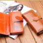 Long Design Genuine Leather Purse for women with vintage quality