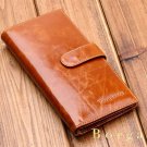 Genuine Leather Purse for Women with Zipper Pocket for coins