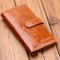 Genuine Leather Purse for Women with Zipper Pocket for coins