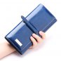 Genuine oiled leather cowhide fashion wallet / purse with multiple card holders