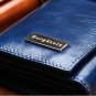 Genuine oiled leather cowhide fashion wallet / purse with multiple card holders
