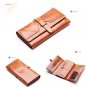 Women Handmade leather purse with mobile phone compartment (iPhone, Samsung S4, Samsung S5)