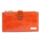 Double Zipper Ladies’ Clutch Bag with a zipper pouch for coins