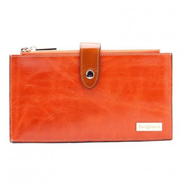 Double Zipper Ladies&acirc;�� Clutch Bag with a zipper pouch for coins