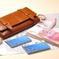 Womenâs long design vintage wax cowhide wallet / purse free shipping