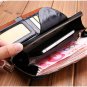 Handmade leather purse for women with mobile phone compartment (iPhone, Samsung S4, Samsung S5)