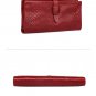 European and American style genuine leather vintage oil wax leather wallet / purse for women