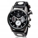Men's Stylish Alloy Case Wrist Watch - VaLia Round Analog Dial Wrist Watch
