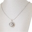 Pendant Necklace - Stunning Crystal Rhinestone Design