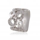 Sterling Silver Diamond Alloy Ring - Rigant Exquisite Design Decorative Ring