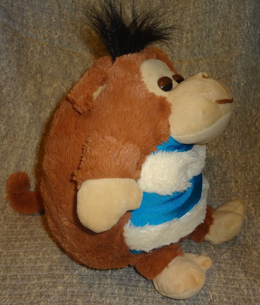 plush monkey pillow