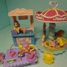 Fisher Price Mattel Doll House Accessories Lot 7 Pcs